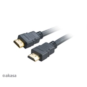 Akasa HDMI High Speed w/Ethernet 2m fekete
