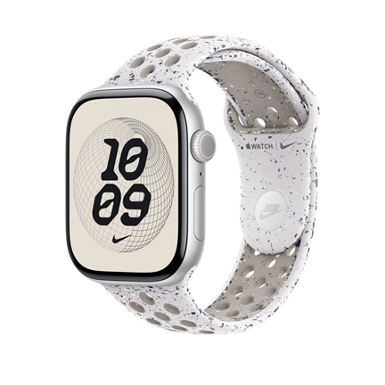 Apple 46 mm-es Nike-sportszíj – fátyolszürke – S/M
