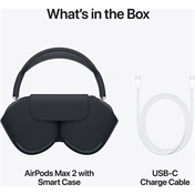 Apple AirPods Max 2 fejhallgató - Bluetooth 5.3 + USB-C, Hi-Fi hangzás, aktív zajkioltás, lila