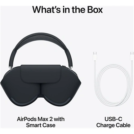 Apple AirPods Max 2 fejhallgató - Bluetooth 5.3 + USB-C, Hi-Fi hangzás, aktív zajkioltás, lila