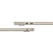 Apple MacBook Air 13"/M3 chip 8 magos CPU és 10 magos GPU/24GB/512GB SSD/fehér laptop