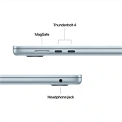 Apple MacBook Air notebook 15,3" M5 (10 magos CPU, 10 magos GPU), 16GB, 512GB SSD – égkék