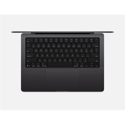 Apple MacBook Pro notebook 14" M5 (10 magos CPU, 10 magos GPU), 16GB, 1TB SSD – éjfekete