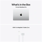 Apple MacBook Pro notebook 14" M5 Pro (10 magos CPU, 16 magos GPU), 24GB, 2TB SSD – ezüst