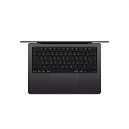 Apple MacBook Pro notebook 14" M5 Pro (15 magos CPU, 16 magos GPU), 24GB, 1TB SSD – asztrofekete