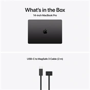 Apple MacBook Pro notebook 14" M5 Pro (15 magos CPU, 16 magos GPU), 24GB, 1TB SSD – asztrofekete