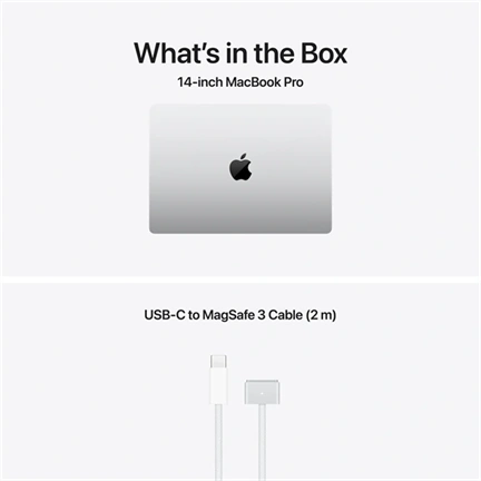 Apple MacBook Pro notebook 14" M5 Pro (15 magos CPU, 16 magos GPU), 24GB, 1TB SSD – ezüst