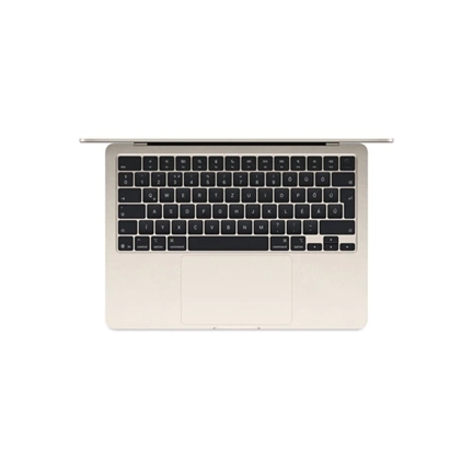 Apple Macbook Air 13.6"  M4 10C CPU/8C GPU, 16GB/256GB - Starlight - HUN KB