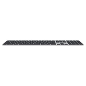 Apple Magic Keyboard Touch ID-val és számbillentyűzettel Apple chipes Machez – magyar – fekete billentyűk