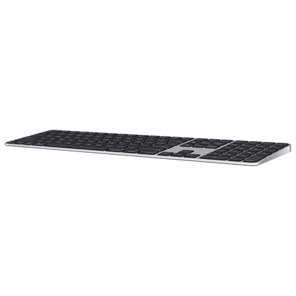 Apple Magic Keyboard Touch ID-val és számbillentyűzettel Apple chipes Machez – magyar – fekete billentyűk