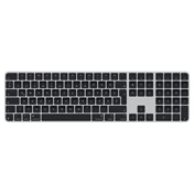 Apple Magic Keyboard Touch ID-val és számbillentyűzettel Apple chipes Machez – magyar – fekete billentyűk