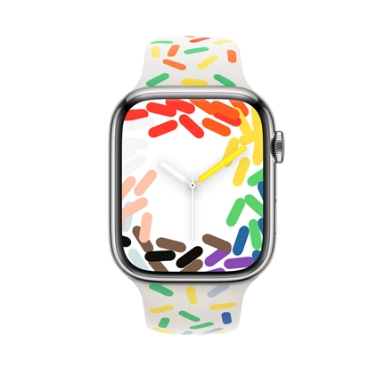 Apple Watch 45mm Szíj: Pride Edition Sport Szíj - S/M
