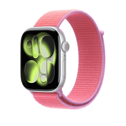 Apple Watch 46mm-es sportpánt, élénk guava Sport Loop