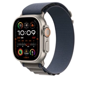 Apple Watch 49mm Szíj: Blue Alpine Loop - Medium