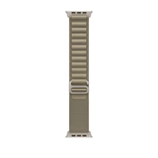 Apple Watch 49mm Szíj: Olive Alpine Loop - Small