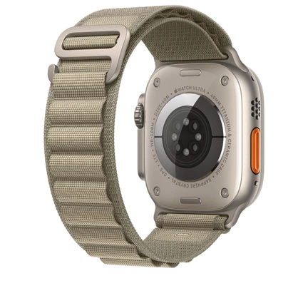 Apple Watch 49mm Szíj: Olive Alpine Loop - Small