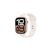 Apple Watch S10 Cellular 46mm Rose Gold Alu Case with Light Blush Sport Band - M/L Okosóra