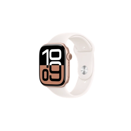 Apple Watch S10 Cellular 46mm Rose Gold Alu Case with Light Blush Sport Band - M/L Okosóra