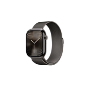 Apple Watch S10 Cellular 46mm Slate Titanium Case with Slate Milanese Loop - S/M Okosóra Apple Watch S10 Cellular 46mm Slate Titanium Case with Slate Milanese Loop - S/M Okosóra
