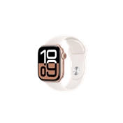 Apple Watch S10 GPS 42mm Rose Gold Alu Case with Light Blush Sport Band - S/M Okosóra Apple Watch S10 GPS 42mm Rose Gold Alu Case with Light Blush Sport Band - S/M Okosóra