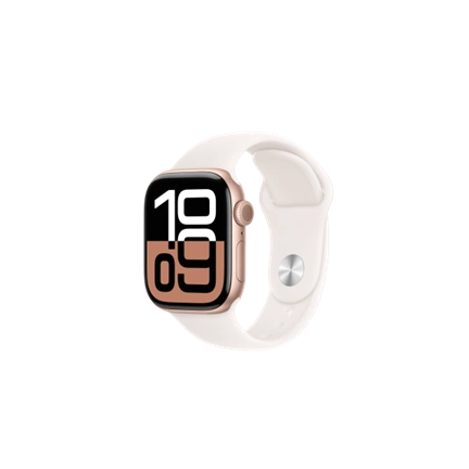 Apple Watch S10 GPS 42mm Rose Gold Alu Case with Light Blush Sport Band - S/M Okosóra Apple Watch S10 GPS 42mm Rose Gold Alu Case with Light Blush Sport Band - S/M Okosóra