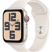 Apple Watch SE2 v3 Cellular (44mm) csillagfény alumínium tok, csillagfény sportszíj (M/L) okosóra Apple Watch SE2 v3 Cellular (44mm) csillagfény alumínium tok, csillagfény sportszíj (M/L) okosóra