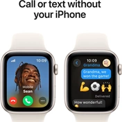 Apple Watch SE2 v3 Cellular (44mm) csillagfény alumínium tok, csillagfény sportszíj (M/L) okosóra Apple Watch SE2 v3 Cellular (44mm) csillagfény alumínium tok, csillagfény sportszíj (M/L) okosóra