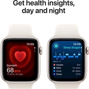 Apple Watch SE2 v3 Cellular (44mm) csillagfény alumínium tok, csillagfény sportszíj (M/L) okosóra Apple Watch SE2 v3 Cellular (44mm) csillagfény alumínium tok, csillagfény sportszíj (M/L) okosóra