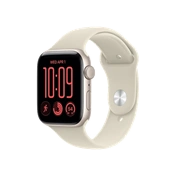 Apple Watch SE3 v2 GPS 40 mm-es csillagfény alumíniumtok homokszínű sportszíjjal – S/M