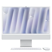 Apple iMac 24"4,5K Retina/M4 chip 10 magos CPU és GPU/16GB/256GB SSD/ezüst All-in-One asztali számítógép