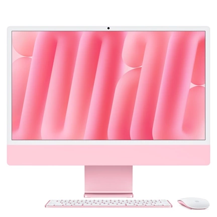 Apple iMac 24"4,5K Retina/M4 chip 10 magos CPU és GPU/16GB/512GB SSD/pink All-in-One asztali számítógép
