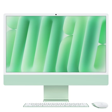 Apple iMac 24"4,5K Retina/M4 chip 8 magos CPU és GPU/16GB/256GB SSD/zöld All-in-One asztali számítógép