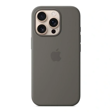 Apple myyl3zm/a iPhone 16 Pro szürke szilikon MagSafe hátlap