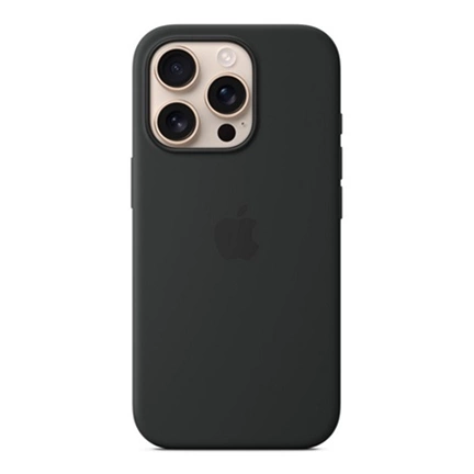 Apple myyt3zm/a iPhone 16 Pro Max fekete szilikon MagSafe hátlap