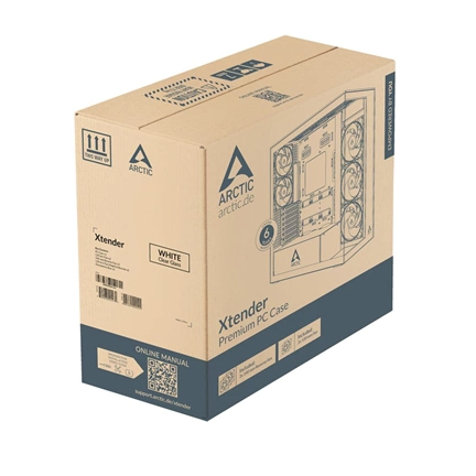 Arctic Xtender VG Tempered Glass White