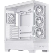 Asus A31 Plus számítógépház (ATX, 4db ARGB ventilátor, edzett üveg, fehér) + Prime 850W Gold tápegység