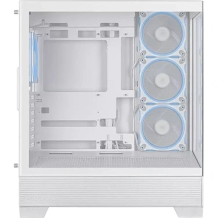 Asus A31 Plus számítógépház (ATX, 4db ARGB ventilátor, edzett üveg, fehér) + Prime 850W Gold tápegység