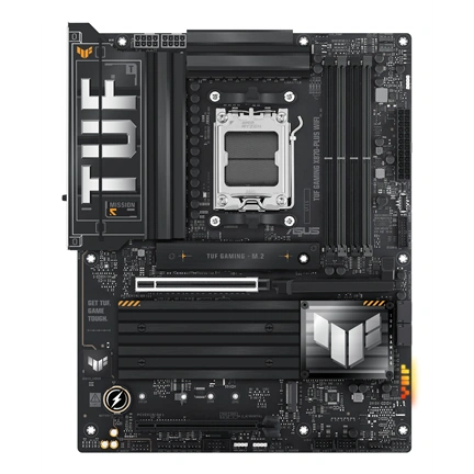 Asus Alaplap - AMD TUF GAMING X870-PLUS WIFI AM5 (X870, ATX, 4xDDR5 8000+MHz, 2xSATA3, 4x M.2, HDMI+USB4)