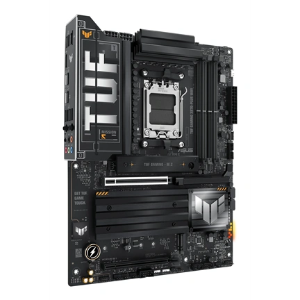 Asus Alaplap - AMD TUF GAMING X870-PLUS WIFI AM5 (X870, ATX, 4xDDR5 8000+MHz, 2xSATA3, 4x M.2, HDMI+USB4)
