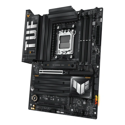 Asus Alaplap - AMD TUF GAMING X870-PLUS WIFI AM5 (X870, ATX, 4xDDR5 8000+MHz, 2xSATA3, 4x M.2, HDMI+USB4)