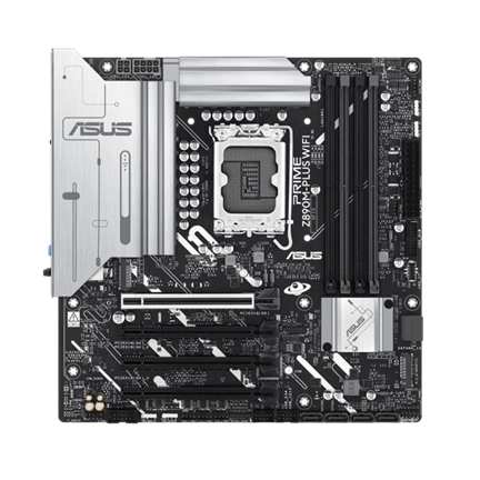 Asus Alaplap - Intel PRIME Z890M-PLUS WIFI LGA1851 (Z890, ATX, 4xDDR5 8666+MHz, 6xSATA3, 3xM.2, HDMI+DP+Type-C) Asus Alaplap - Intel PRIME Z890M-PLUS WIFI LGA1851 (Z890, ATX, 4xDDR5 8666+MHz, 6xSATA3, 3xM.2, HDMI+DP+Type-C)