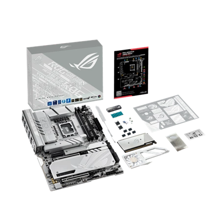 Asus Alaplap - Intel ROG MAXIMUS Z890 APEX LGA1851 (Z890, ATX, 4xDDR5 9600+MHz, 4xSATA3, 6xM.2, 2xThunderbolt)