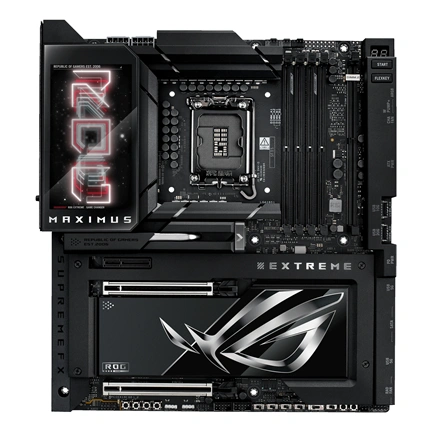 Asus Alaplap - Intel ROG MAXIMUS Z890 EXTREME LGA1851 (Z890, ATX, 4xDDR5 9200+MHz, 4xSATA3, 6xM.2, HDMI+2xThunderbolt)