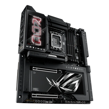 Asus Alaplap - Intel ROG MAXIMUS Z890 EXTREME LGA1851 (Z890, ATX, 4xDDR5 9200+MHz, 4xSATA3, 6xM.2, HDMI+2xThunderbolt)