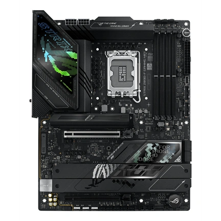 Asus Alaplap - Intel ROG STRIX Z890-F GAMING WIFI LGA1851 (Z890, ATX, 4xDDR5 8600+MHz, 4xSATA3, 5xM.2, HDMI+DP)