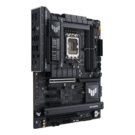 Asus Alaplap - Intel TUF GAMING Z890-PLUS WIFI LGA1851 (Z890, ATX, 4xDDR5 9066+MHz, 4xSATA3, 4xM.2, HDMI+DP+TB)