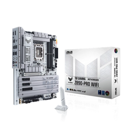 Asus Alaplap - Intel TUF GAMING Z890-PRO WIFI LGA1851 (Z890, ATX, 4xDDR5 9066+MHz, 4xSATA3, 4xM.2, HDMI+DP+2xTB) Asus Alaplap - Intel TUF GAMING Z890-PRO WIFI LGA1851 (Z890, ATX, 4xDDR5 9066+MHz, 4xSATA3, 4xM.2, HDMI+DP+2xTB)