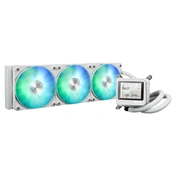 Asus MAX Gaming LC 360 ARGB LCD White Edition komplett vízhűtőrendszer 2,4"-es IPS kijelzővel