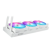 Asus MAX Gaming LC 360 ARGB LCD White Edition komplett vízhűtőrendszer 2,4"-es IPS kijelzővel