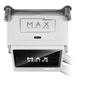 Asus MAX Gaming LC 360 ARGB LCD White Edition komplett vízhűtőrendszer 2,4"-es IPS kijelzővel